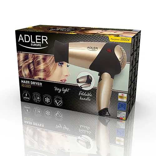 Фен для волосся Adler AD 2223 1600 Вт - фото 4