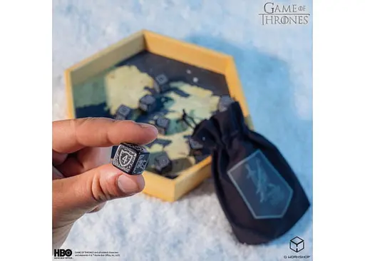 Набір кубиків Game of Thrones. Night's Watch 10xD6 Dice Set (10 шт.) (GOT/00190166/2025/5/B) - фото 4