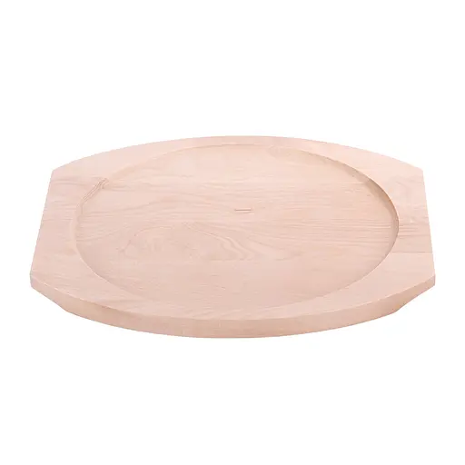 Сковорода чугунная 25 см с деревянной подставкой и съёмной ручкой для индукции и газа KM-4809V, Kamille Черный 87482 - фото 6