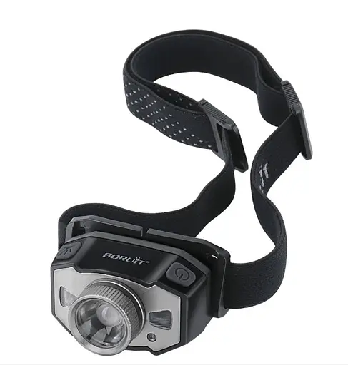 Налобний ліхтар Boruit B33 XP-G2 + 2*3030 водонепроникний ліхтарик - фото 2