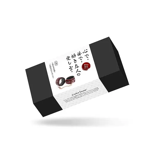 Фіксатори для ніг Liebe Seele Wine Red Ankle Cuffs 30.5 см бордовий - фото 2
