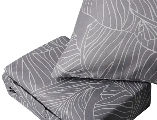 Комплект постільної білизни Полуторний 150х200 см Leaves Grey SOHO pbe0050898 - фото 2