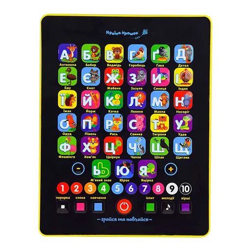 Развивающий планшет "Азбука" PL-719-17 укр. языке - фото 3