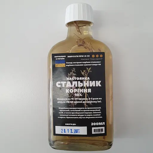 Настоянка на корінні стальник 200 мл - фото 1