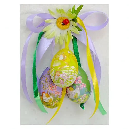 Декор пасхальный для корзины - фото 1