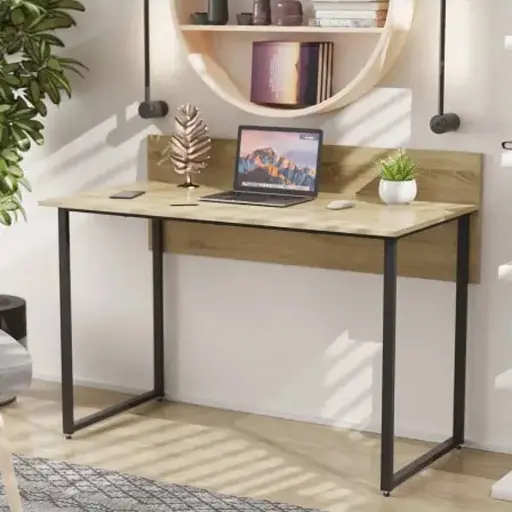 Комп'ютерний стіл Ferrum-decor Скай 75x100x70 чорний ДСП Дуб Сонома 16мм (FRD-103642)