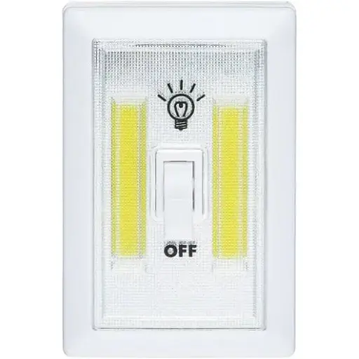 Светодиодный WD PL 601 COB светильник в виде выключателя на батарейках - фото 1