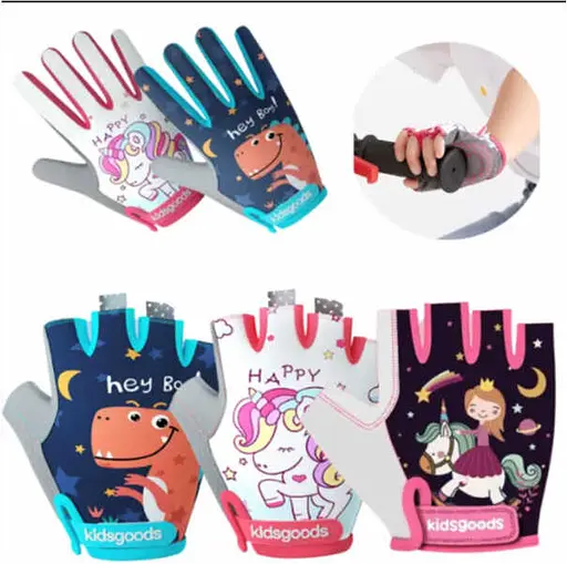 Перчатки велосипедные детские, размер M, C64373 (в ассортименте) - фото 4