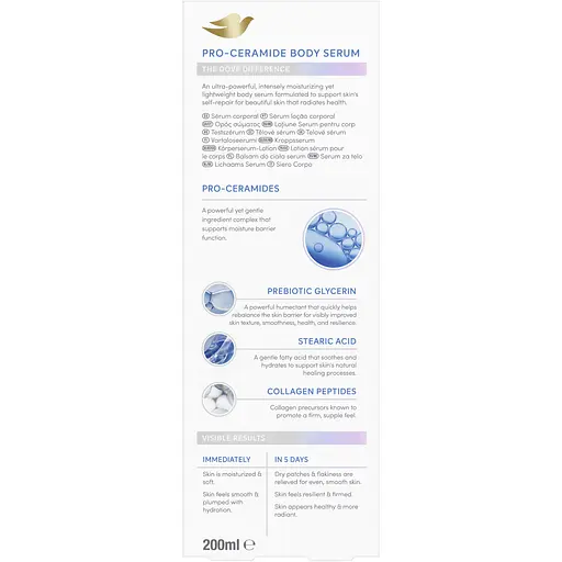 Сироватка для тіла Dove для екстра сухої шкіри з про-церамідами 200 мл - фото 5