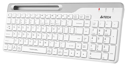 Клавіатура бездротова A4Tech Fstyler FBK25 White - фото 2