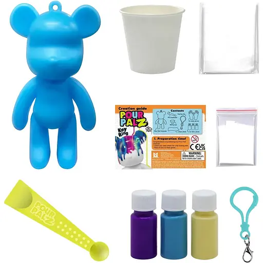 Набір для творчості ToyMonster Флюїд Арт Брелок Ведмедик S3 (GS-G88822) - фото 19