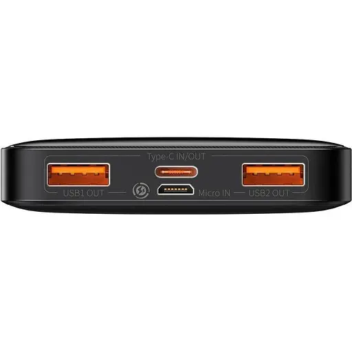Внешний аккумулятор Baseus Bipow Digital Display 10000mAh 20W Black (PPDML-L01) - фото 4