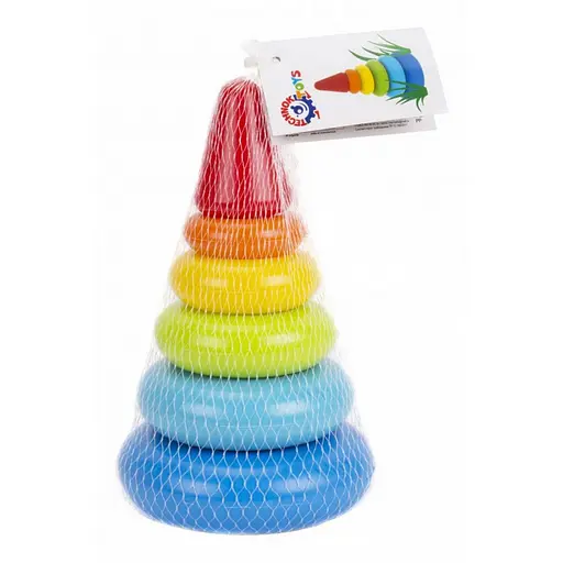 Детская развивающая игрушка "Пирамидка" ТехноК 6863TXK - фото 4