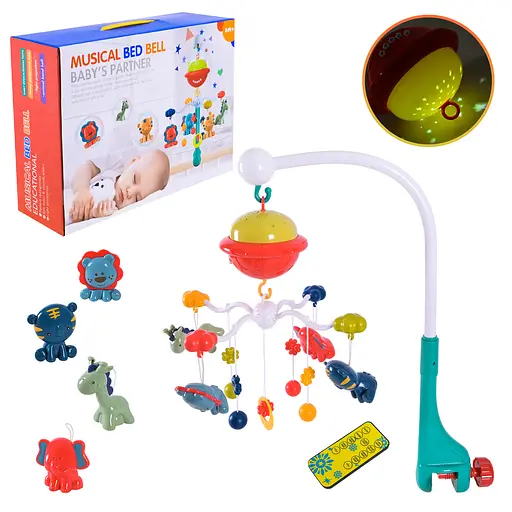 Музыкальный мобиль проектор звездное небо, N5075