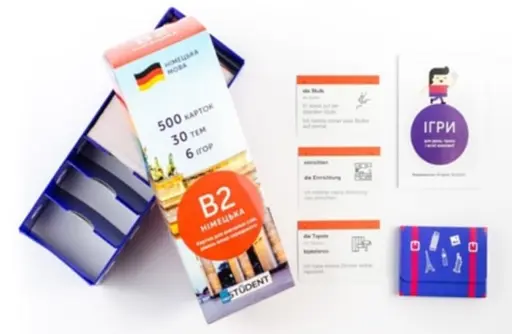 Настольная игра English Student Карточки для изучения немецкого языка English Student Upper-Intermediate B2 (укр.) (59122907) - фото 2