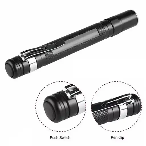 Фонарь ручной PLD 706-XPE с красным светом 2хААА 1 режим zoom Черный - фото 6