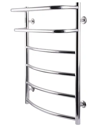 Водяна рушникосушка Unio Op W 700-500-6 Олівія з полицею, Хром - фото 2