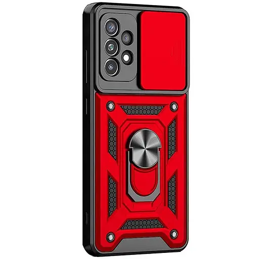 Чехол Ummi Camshield Serge Ring для Samsung Galaxy A73 5G Красный