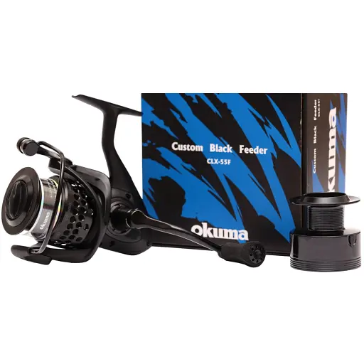 Катушка Okuma Custom Black Feeder CLX-55F 7+1BB - фото 4