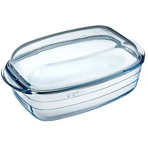 Кастрюля прямоугольная для запекания O Cuisine Pyrex 4.3 л + 2.2 л крышка (466AC00/1643) - фото 3