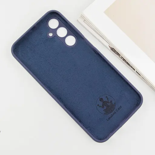 Чехол Silicone Cover Lakshmi Full Camera (AA) для Samsung Galaxy A54 5G Синий / Midnight Blue - фото 5