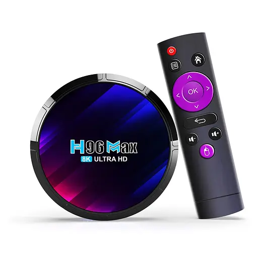 Смарт ТВ приставка H96 MAX RK3528 4/64Gb Android TV 13. Медіаплеєр 4K HDR. Налаштування у подарунок, YouTube та фільми без реклами - фото 2