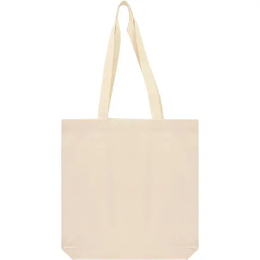 Сумка з бавовни з дном Rosa Talent 38х35х7 см ручка 70 см невибілена бавовна 220 г/м2   - фото 1