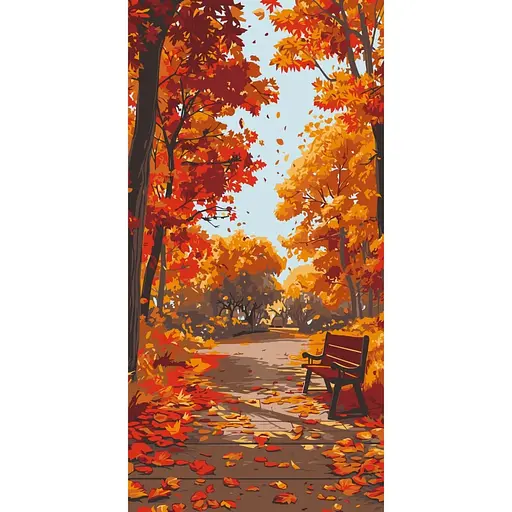 Картина за номерами "Осінній парк" Art Craft 11572-AC 40х80 см - фото 1