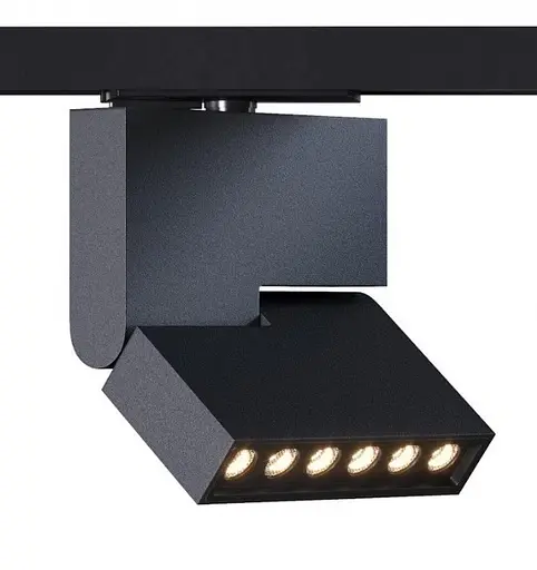 Светильник трековый однофазный KLOODI KD-STL0612 4K BK - фото 1