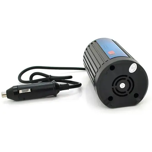 Інвертор напруги Powermaster, 12V/220V, 150W з модифікованою синусоїдою, 1 універсальні розетки, клеми - фото 2