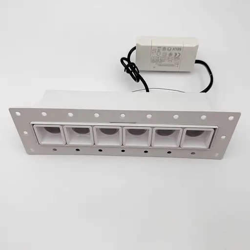 Встраиваемый светильник Skarlat RSL74146 6×2W WH 3000K - фото 5