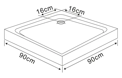 Душевая кабина Eger Rudas 90x90 на низком поддоне 599-001/L - фото 10