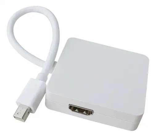Перехідник mini DisplayPort M HDMI/DisplayPort/DVI 24+5 FHD 1080p кабель 0.2 м - фото 5