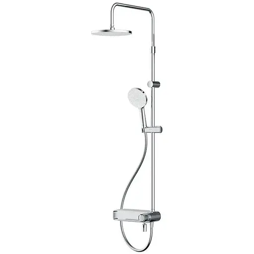 Душова система Am.Pm X-Joy верхній душ 220 мм F0785A700, Хром - фото 1