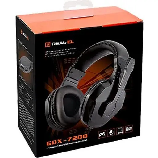 Наушники REAL-EL GDX-7200 Black - фото 6