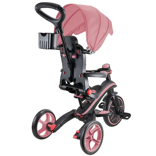 Велосипед дитячий Globber Explorer Trike Foldable 4в1 до 20 кг рожевий (732-210-2) - фото 5