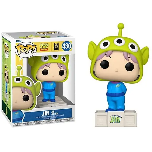 Фігурка Funko Pop БТС Історія іграшок Джин Прибулець BTS Toy Story Jin as Alien 10 см BTS J A 430