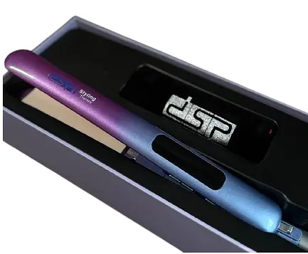 Плойка для укладання волоcся DSP 10731 з індикатором нагрівання та захистом від перегріву 25 Вт Фіолетовий - фото 7
