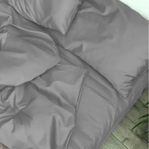 Наволочка MirSon Satin Light Pro 10-004 Gray 50х50 см (2200010170757) - фото 1