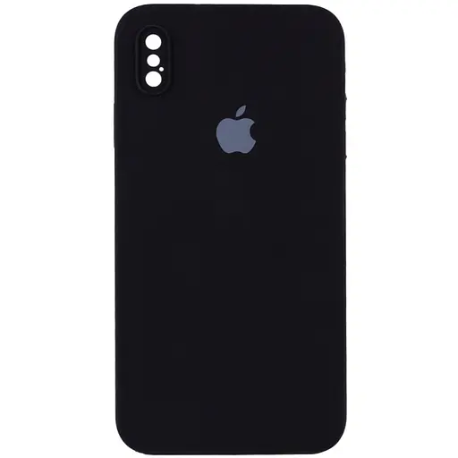 Чехол Epik Silicone Case Square Full Camera Protective AA для Apple iPhone X/XS 5.8 Черный/Black