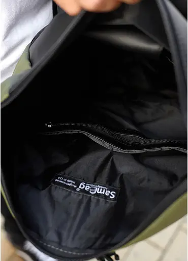 Чоловічий рюкзак Sambag RollTop X хакі 41 х 27 х 18 см (24320119m) - фото 12