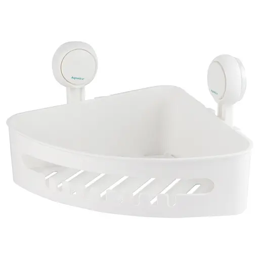 Полочка на вакуумных присосках Aquatica угловой s42 255×255×105мм (9784293) - фото 1