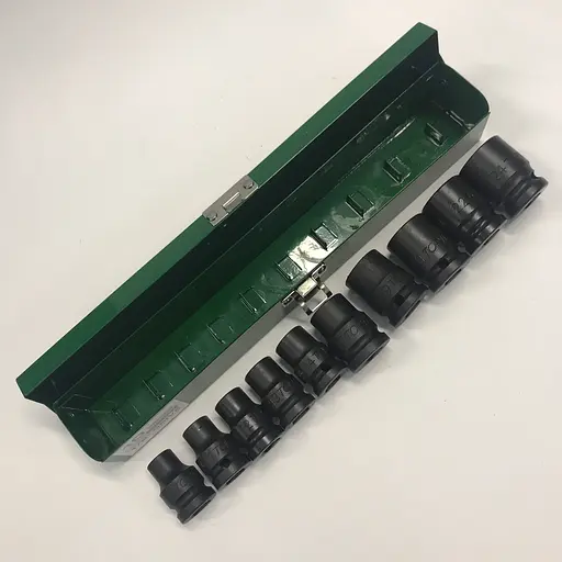 Комплект ударних головок 1/2, 10-24 мм 10 од. Toptul hoz0007633 - фото 6