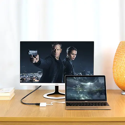 Переходник Ugreen USB 3.1 Type C HDMI + VGA MM123 Белый - фото 8