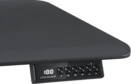 Геймерский стол Cougar Royal 120 Mossa з електричним регулюванням висоти Black (Royal 120 Mossa (Black)) - фото 6