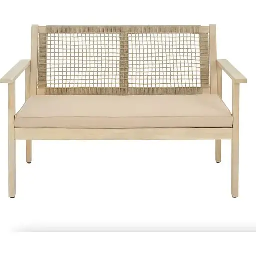 Садовая скамейка Di Volio Teracina со спинкой бежевый - фото 8