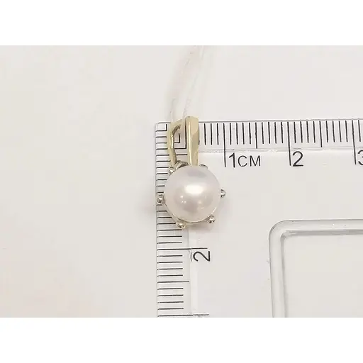 Золота підвіска Гаразд з перлиною. 3542435 - фото 7