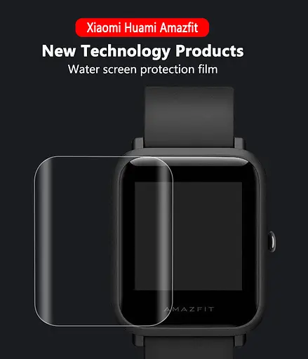 Защитная пленка Amazfeel для смарт-часов Amazfit Bip / Bip Lite / Bip S, комплект - 2 штуки - фото 7