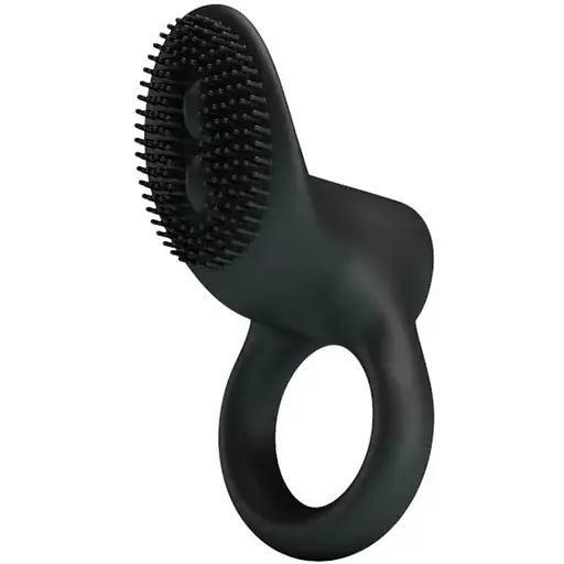 Эрекционное кольцо с вибрацией Pretty Love Cobra 7.6 см черный
