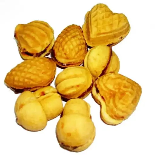 Форма для випікання горішків горішниця асорті (серця, шишки, мушлі) з антипригарним/тефлоновим покриттям, Ласунка Чорний 86407 - фото 9